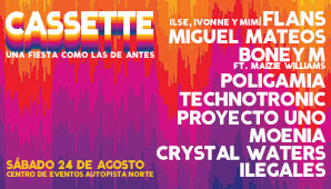 PREPÁRATE PARA VIVIR ‘CASSETTE’ UNA FIESTA COMO LAS DE ANTES