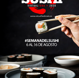 LLEGA LA SEMANA VIRTUAL DEL SUSHI DEL 6 AL 16 DE AGOSTO EN BOGOTÁ