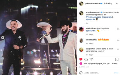 Joss Favela y Jessi Uribe brillan en premio lo nuestro 2021