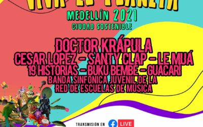 Conoce el Line-UP del Festival Viva el Planeta Medellín 2021