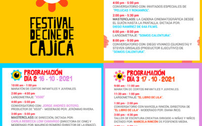 ¡Llega la fiesta del Cine a Cajicá! Festival de Cine 2021