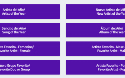  Latin Ama´s 2022 conoce lista de nominados y como votar