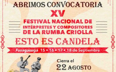 Inscríbete a la XV versión del Festival Nacional de Intérpretes y Compositores de la Rumba Criolla