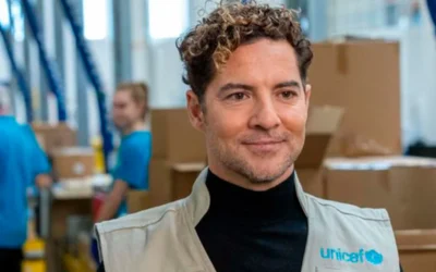 DAVID BISBAL  visita el corazón logístico de  UNICEF  en Copenhague