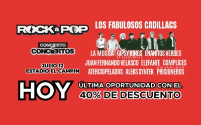 Los Fabulosos Cadillacs llegan a Bogotá para el concierto de conciertos rock & pop