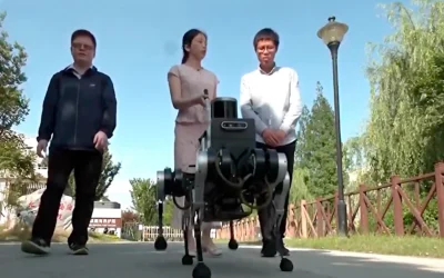 Innovador perro robot Chino revoluciona la asistencia para personas con discapacidad visual