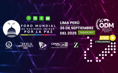 El Foro Mundial de Naciones Unidas por la Paz reunirá a expertos en Perú