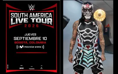 ¡La WWE vuelve a Colombia! Bogotá vibrará con un show 360 histórico en 2026