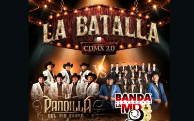 CDMX: La Batalla 2.0 regresa con un esperado duelo entre la banda norteña y la sinaloense