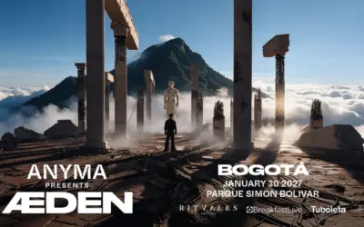 ¡Anyma llegará a Bogotá con ÆDEN! El Parque Simón Bolívar vibrará con su espectáculo de música electrónica en 2027